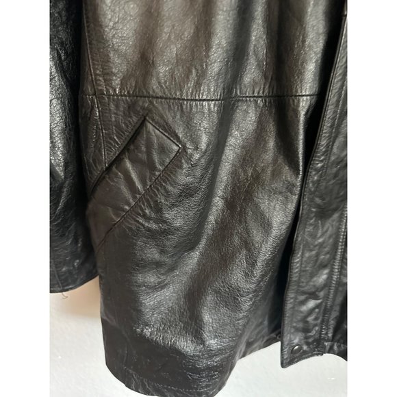Vintage Wilson Leather Jacket Genuine Leather, Size XL - Picture 7 of 16